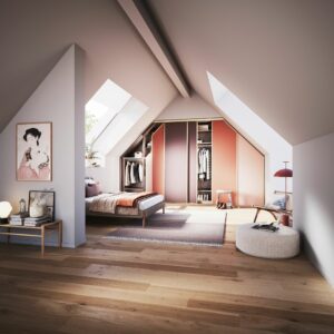 Nischen nutzen: Zimmer mit Dachschrägen geschickt einrichten