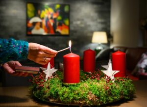 Dritter Advent: Ihr Adventskranz braucht jetzt frische Luft